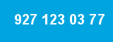 927 123 03 77 927 123 03 77